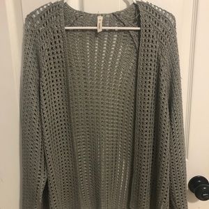 COPY - Open loose weave cardigan small/medium